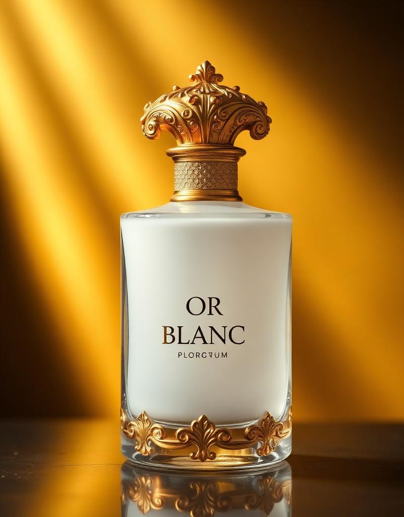 Or Blanc perfume bottle